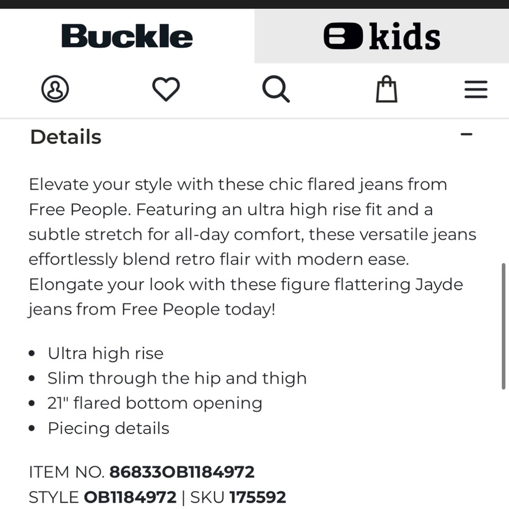 Free People Jayde Flare Wide Leg Bellbottom Jeans🕊️ - Picture 9 of 9